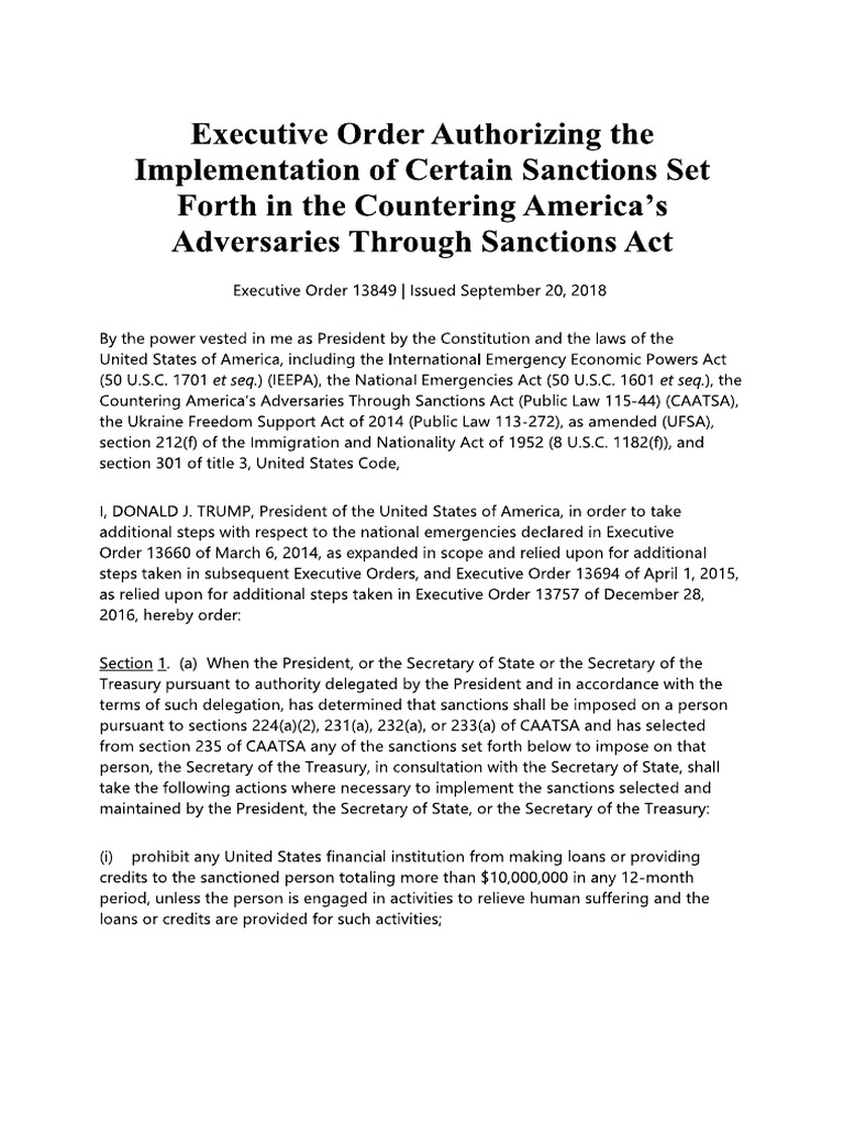 Executive Order | PDF