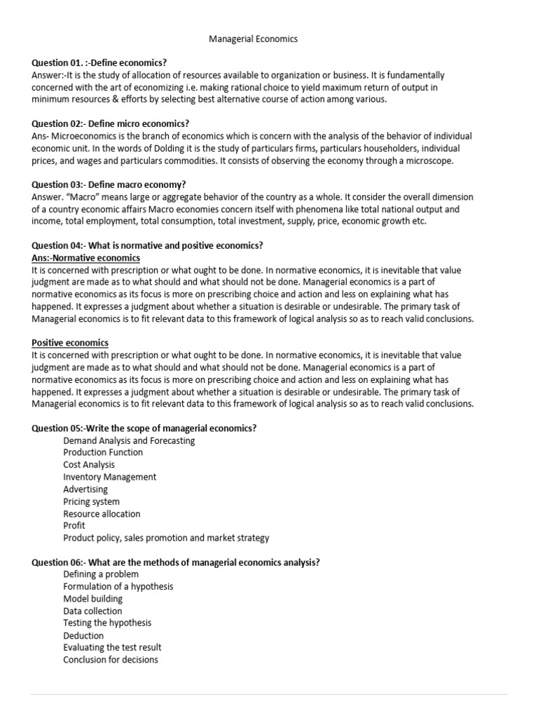 Me Notes All Units PDF | PDF | Cost Of Living | Demand