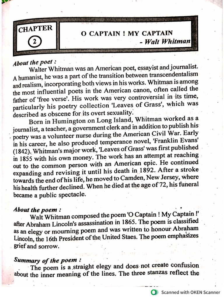 English AEC 201 Unit III Poetry Complete Notes | PDF