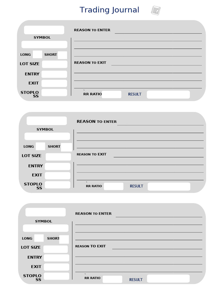Trading Journal | PDF