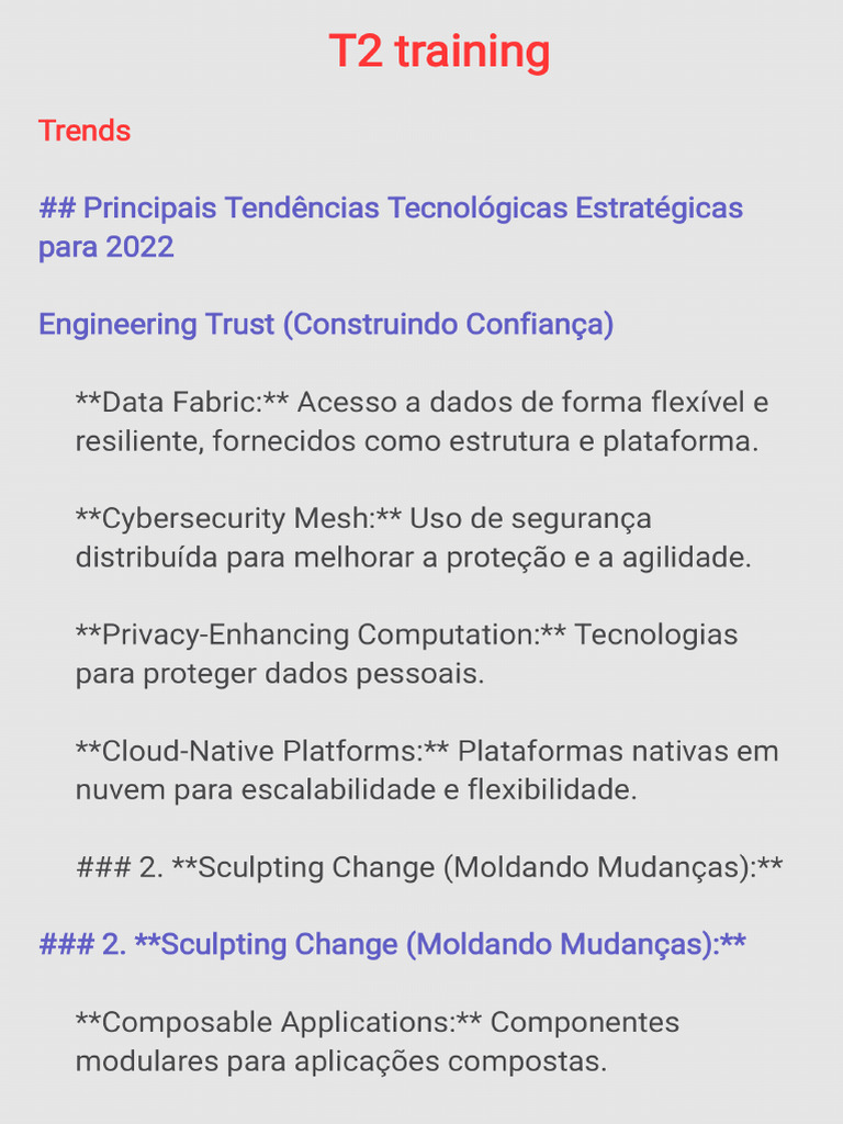 T2 Training 1 | PDF