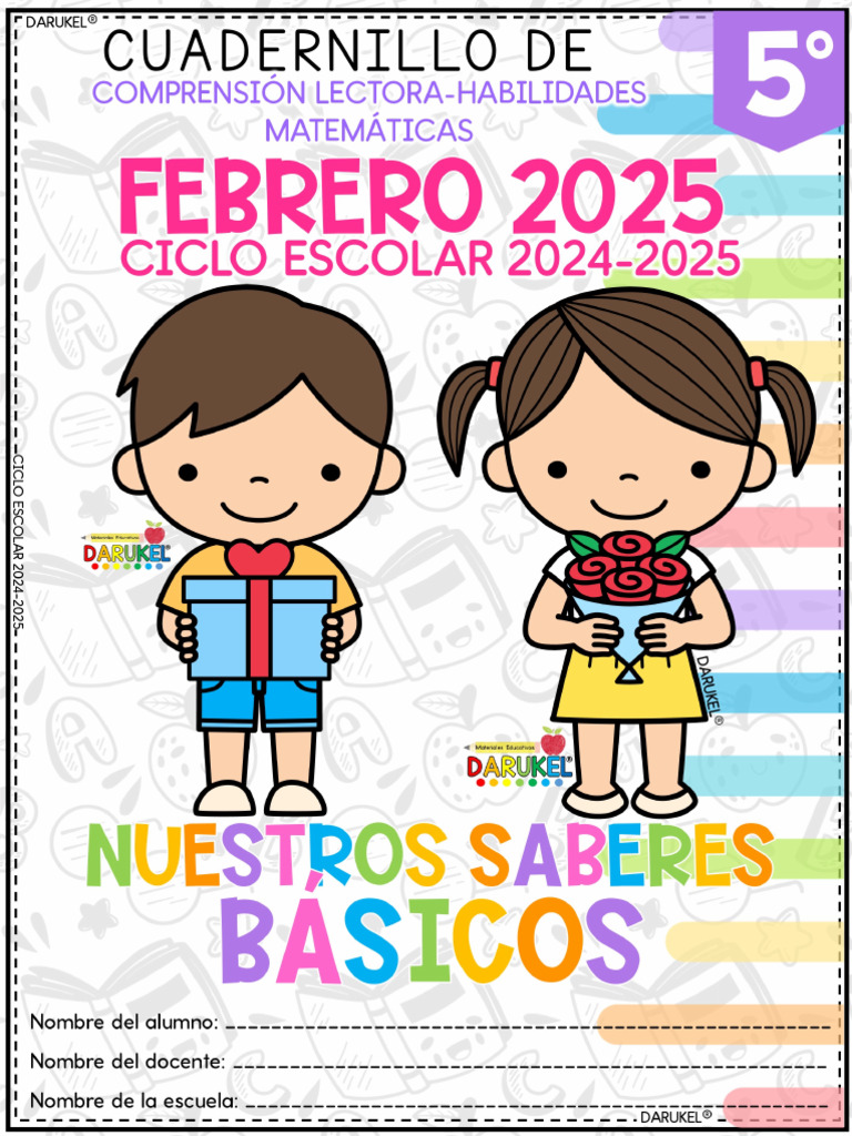 5° Darukel Feb1 Nuestros Saberes 24-25 | PDF