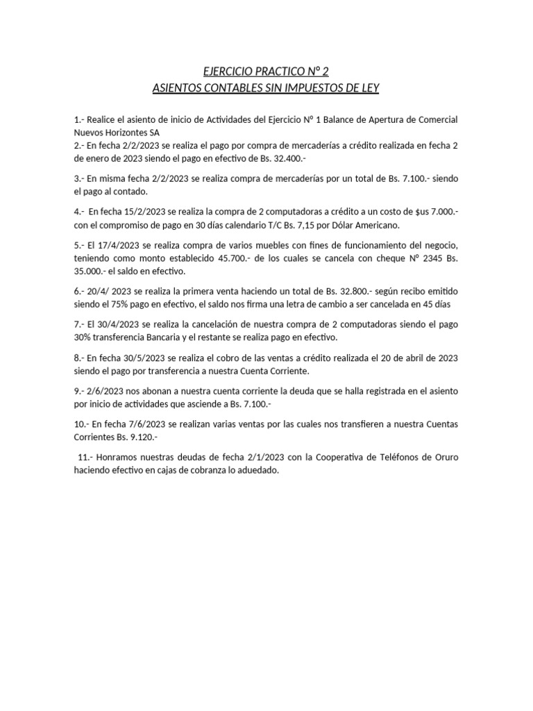 Asientos Contables Pdf