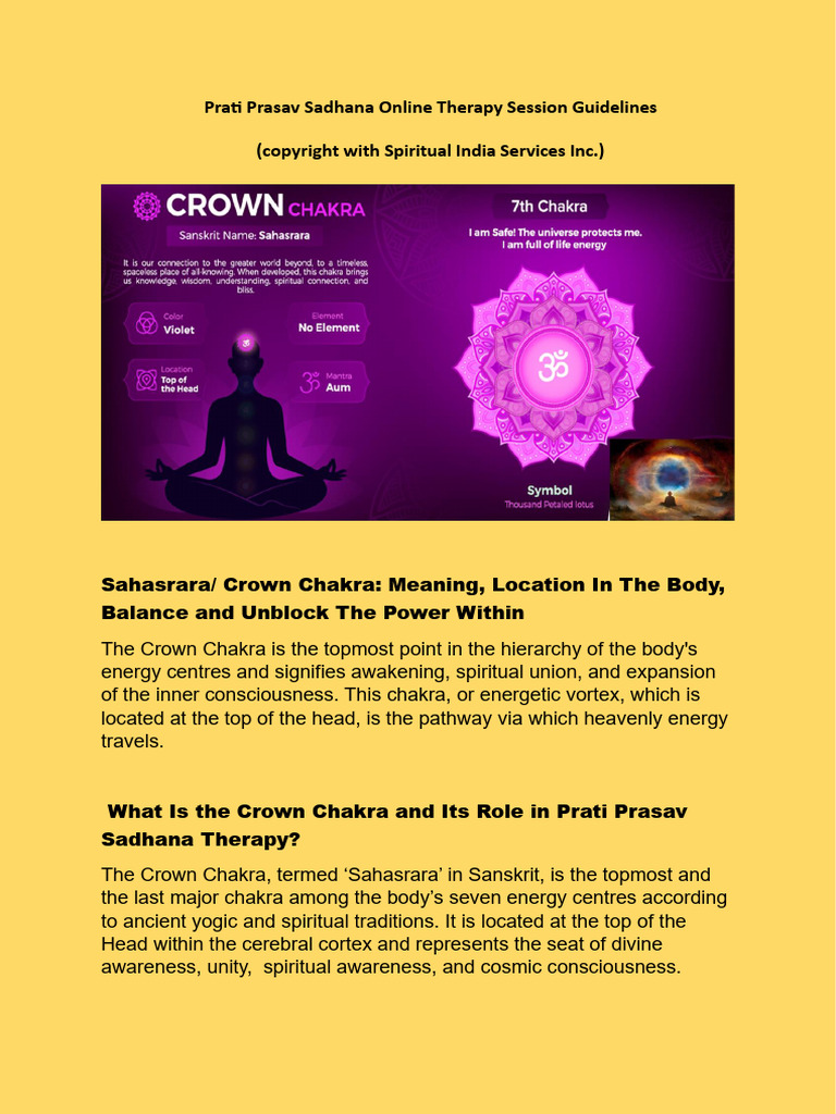 Crown Chakra | PDF