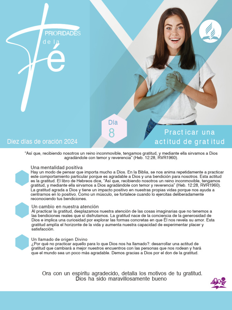 Gratitud: Clave de la Fe y Bienestar | PDF | Gratitud | Dios