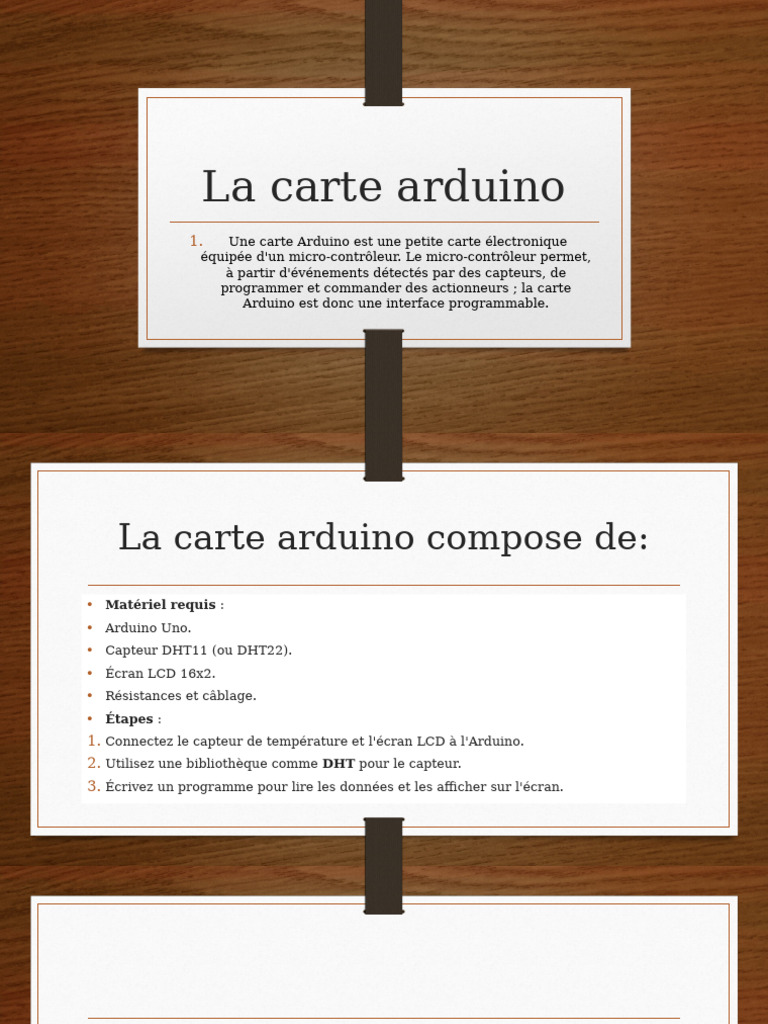 Introduction à la carte Arduino | PDF