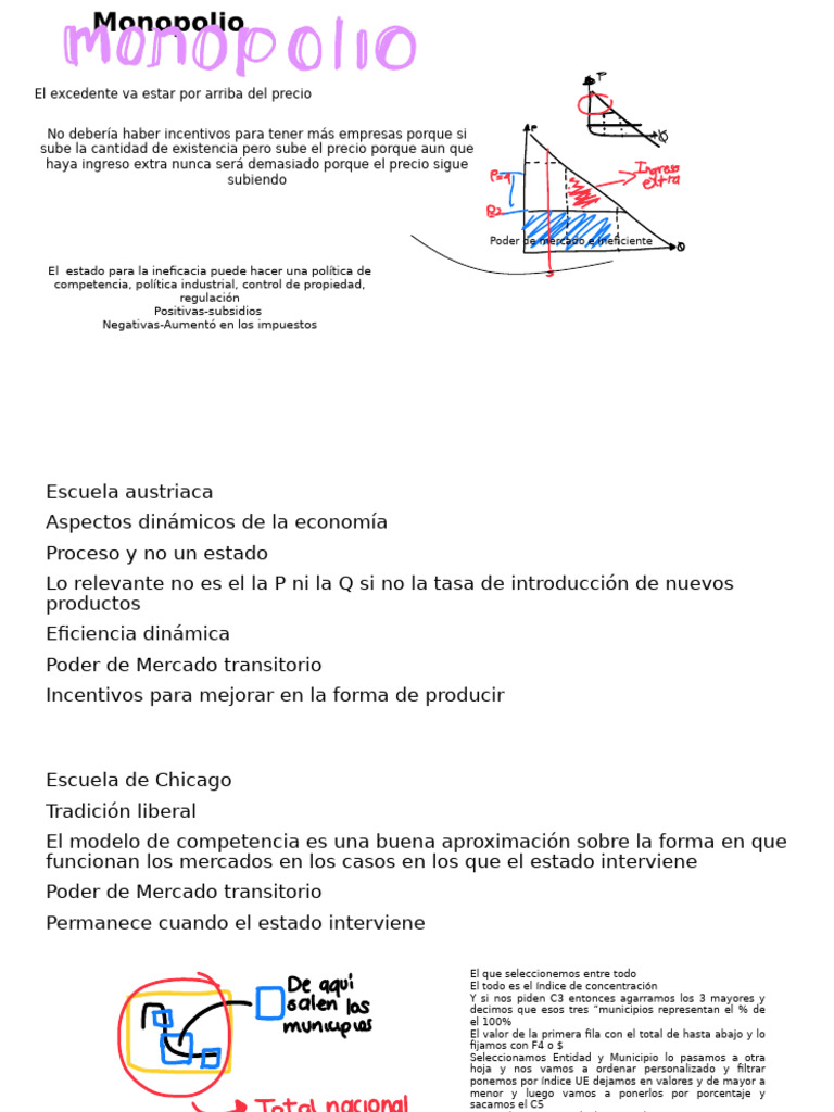 Análisis de Monopolio y Oligopolio en Economía | PDF | Monopolio ...