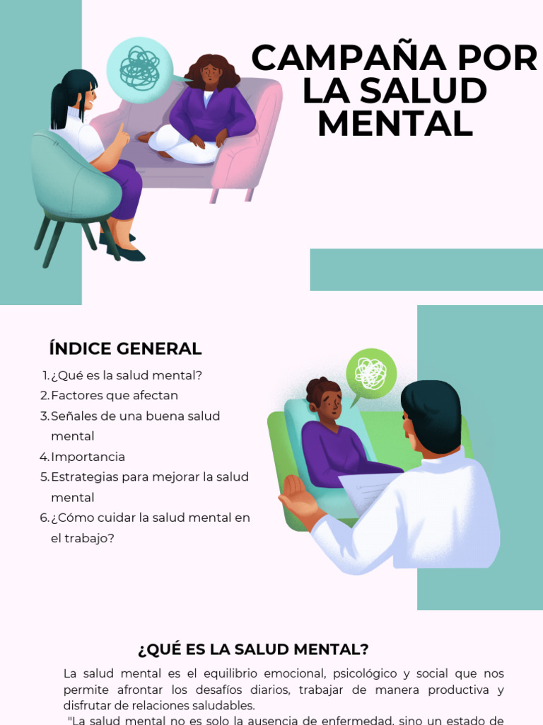 Promoción de la Salud Mental | PDF | Salud mental | Las emociones