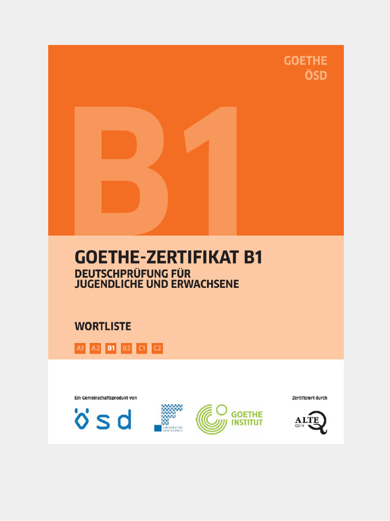 Goethe Zertifiket B1 Wortliste PDF(00)
