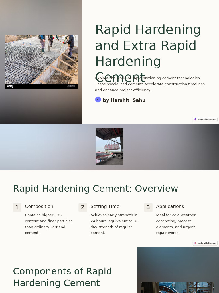Rapid-Hardening-and-Extra-Rapid-Hardening-Cement | PDF | Cement | Concrete