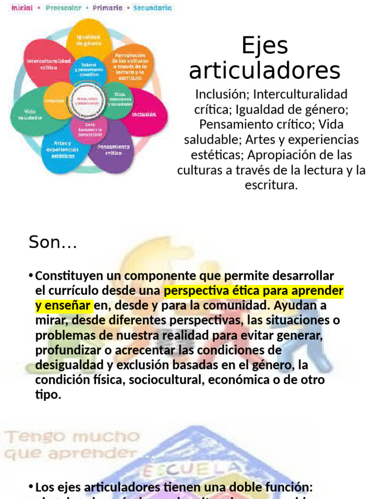 Ejes Articuladores en la Educación NEM | PDF | Género | Estudios de género
