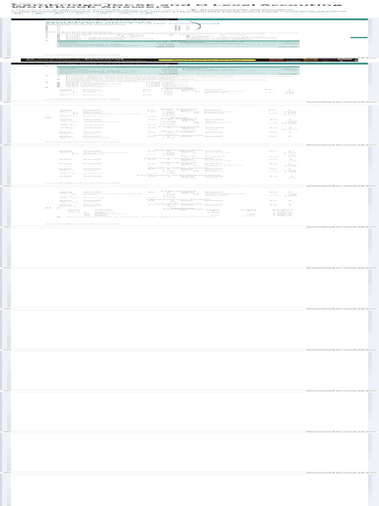 IGCSE Accounting Workbook Answers | PDF | Debits And Credits | Economies