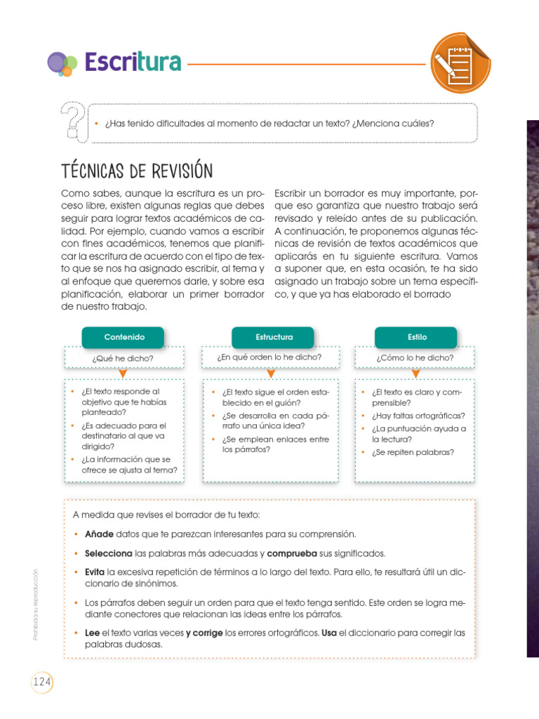 Técnicas para Revisar Textos Académicos | PDF | Edición de copia ...