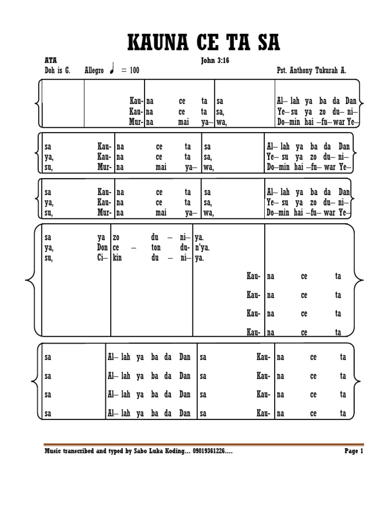 Kauna Ce Ta Sa | PDF