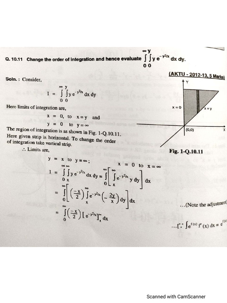 Multiple Integral Problems Pdf