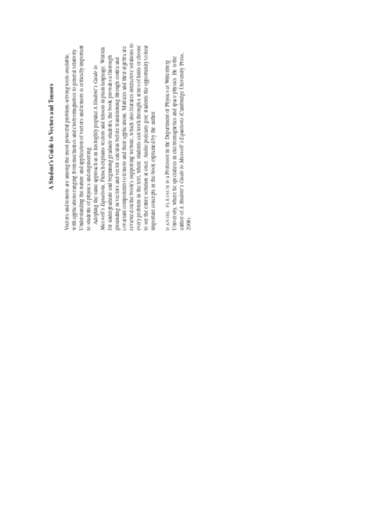 1 | PDF | Tensor | Euclidean Vector