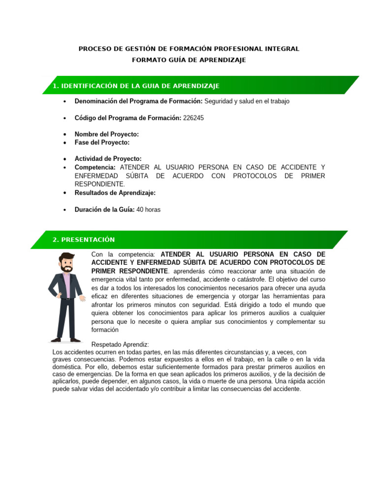 Proceso de Gestión de Formación Profesional Integral | PDF | Primeros ...