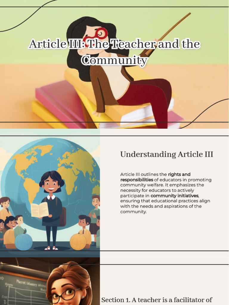 Article-Iii-Teacher and The community-20250205204136NJR1 | PDF
