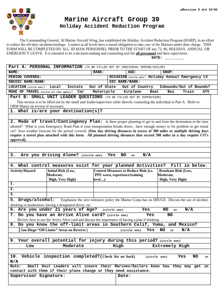 HARP: Holiday Accident Reduction Program | PDF | Motor Vehicle | Vehicles