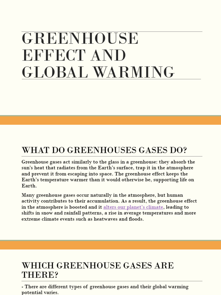 Greenhouse Effect and Global Warming Environmental Jurisprudence | PDF ...