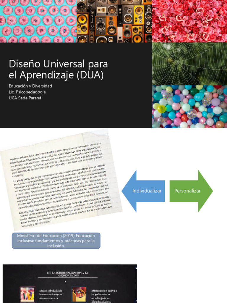 Diseño Universal para el Aprendizaje DUA | PDF | Plan de estudios ...