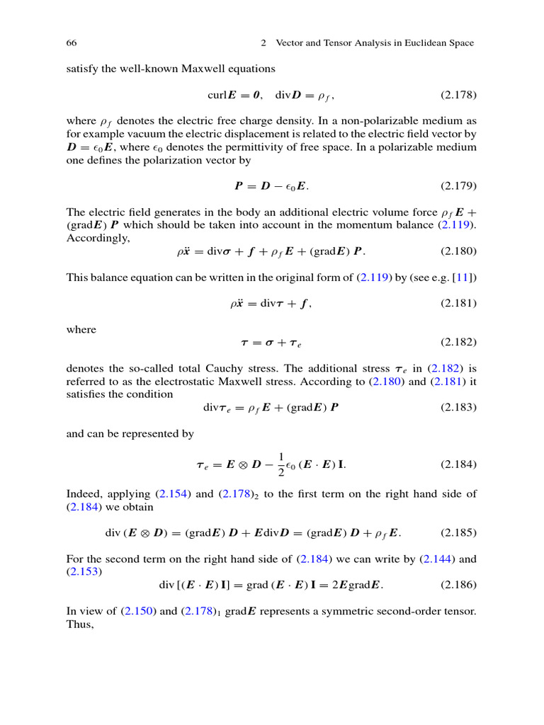 Vector and Tensor Analysis in Electromagnetism | PDF | Linear ...