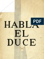 Habla El Duce. Facsimil