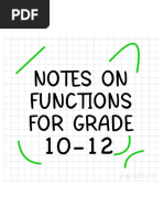Grade 11 Functions and Graphs Guide | PDF | Function (Mathematics ...