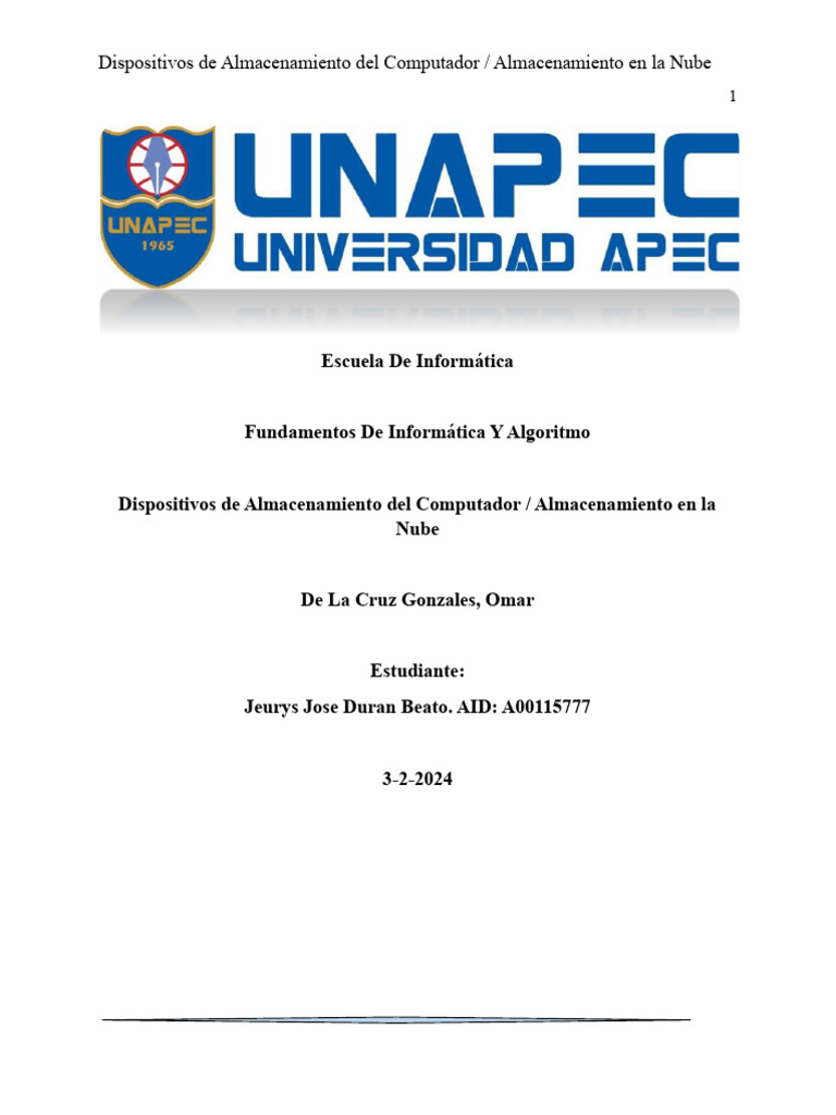Guía Completa de Almacenamiento en la Nube | PDF | Computación en la ...