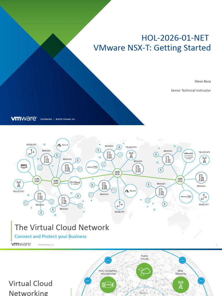 VMware NSX-T: Getting Started Guide | PDF | Computer Network | Cloud ...