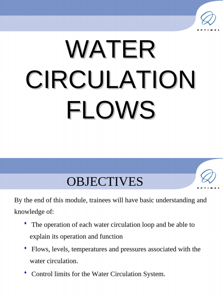 Water Circulation System Overview | PDF | Water | Gases