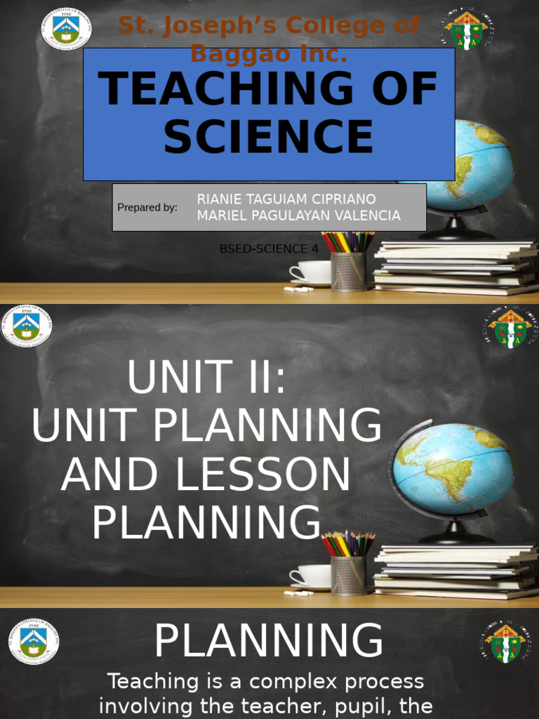 Unit Planning and Lesson Planning | PDF | Lesson Plan | Educational ...