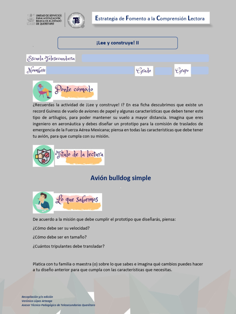 Lee y Construye Ii - Efcl | PDF | Origami | Avión