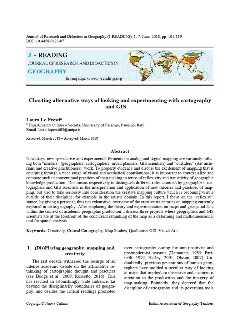 Maps in Out of Place Journal of Research | PDF | Geographic Information ...