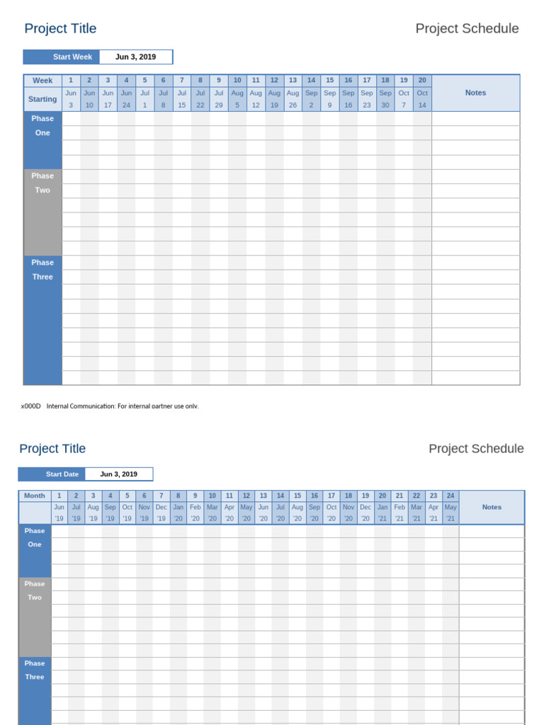 project-schedule | PDF | Worksheet | Software Engineering