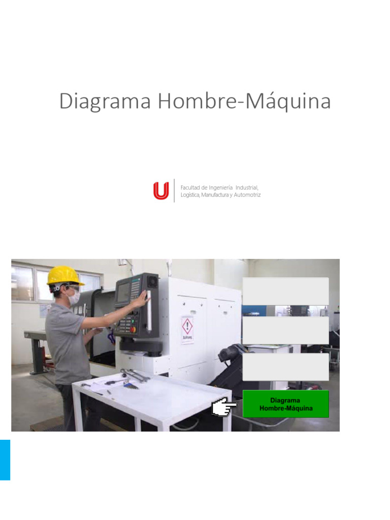 Diagrama Hombre-Máquina: Análisis de Tiempos | PDF