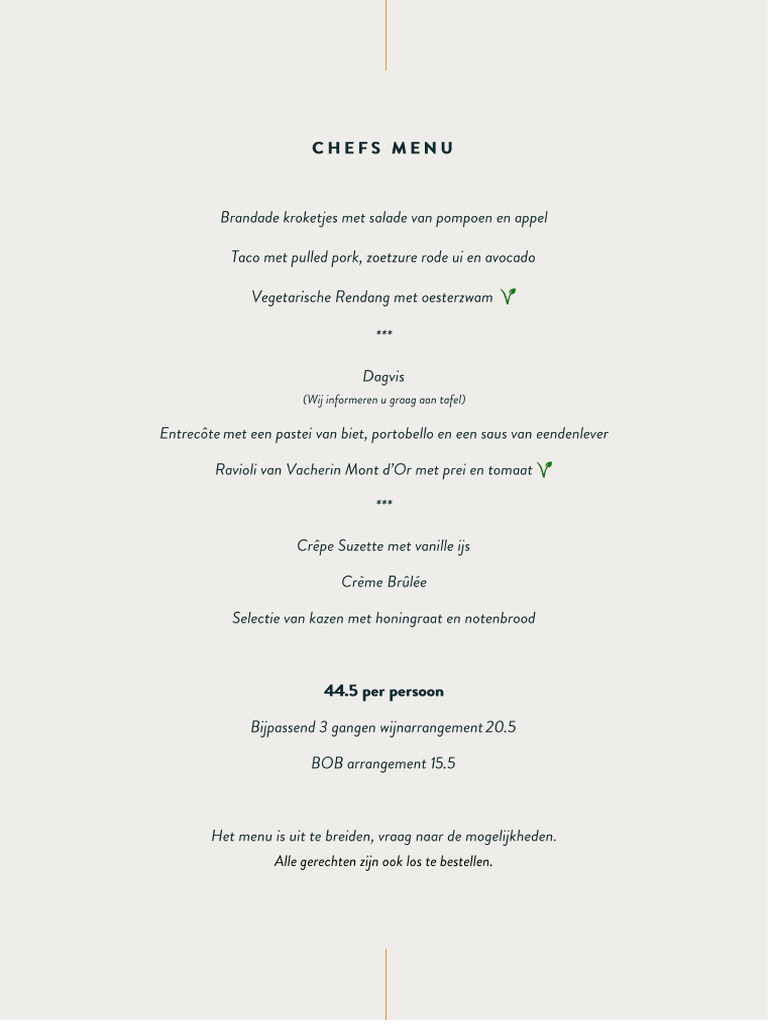 Chefs Menu Oktober Diner 24 | PDF
