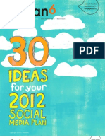30 Ideas for Your 2012 Social Media Plan