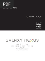 Download Verizon Wireless Samsung Galaxy Nexus Manual by Wirefly SN82450581 doc pdf