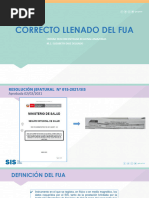 Guía para el Llenado Correcto del FUA | PDF | Salud pública | Medicina