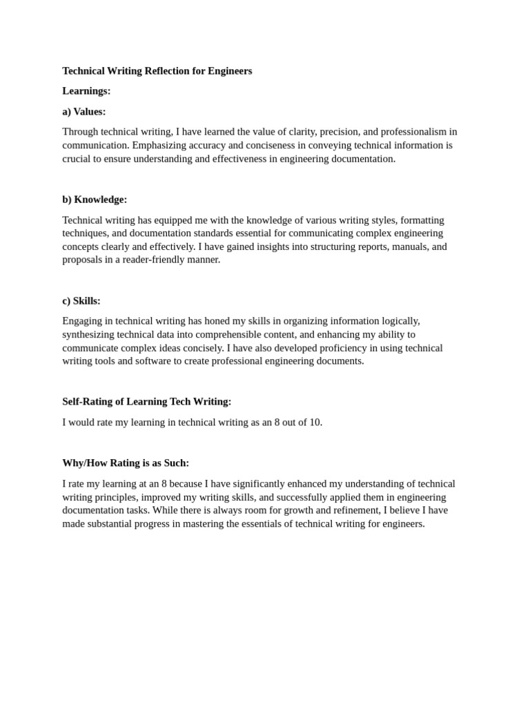 Technical Writing Skills for Engineers | PDF