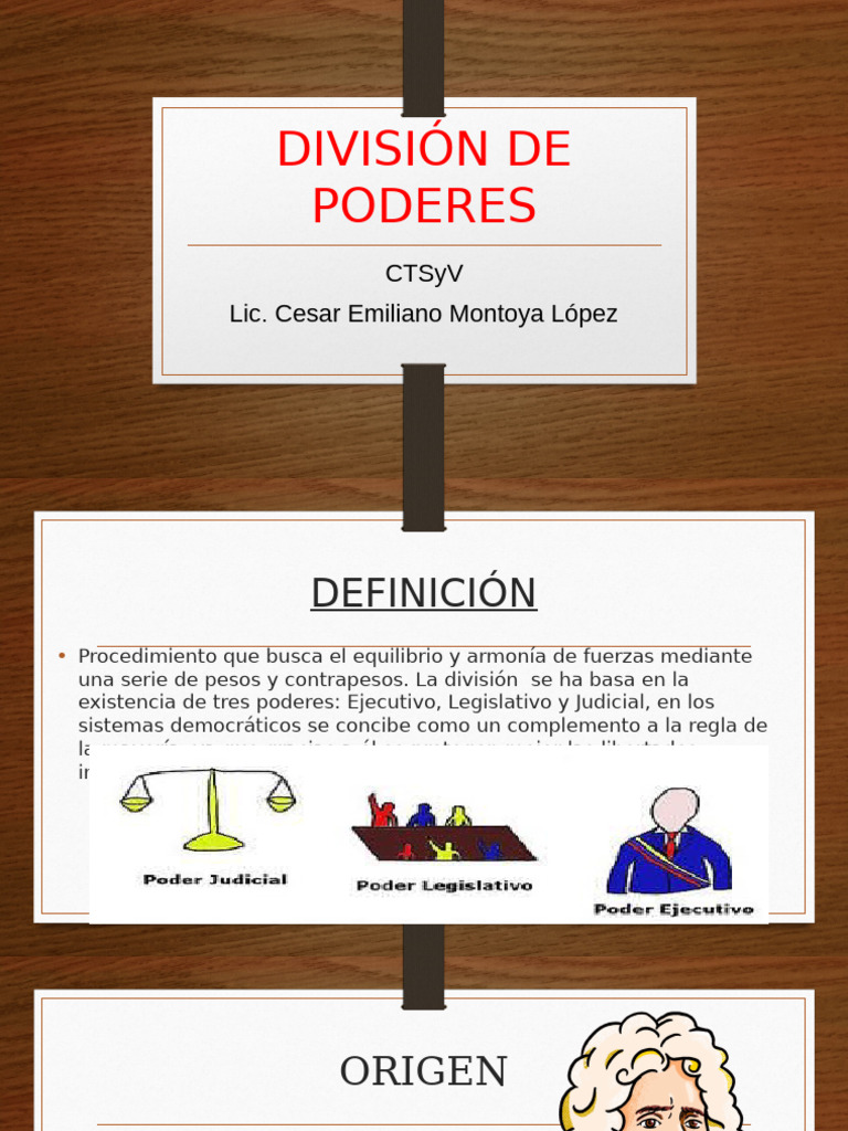 División de Poderes en México: Estructura y Funciones | PDF ...