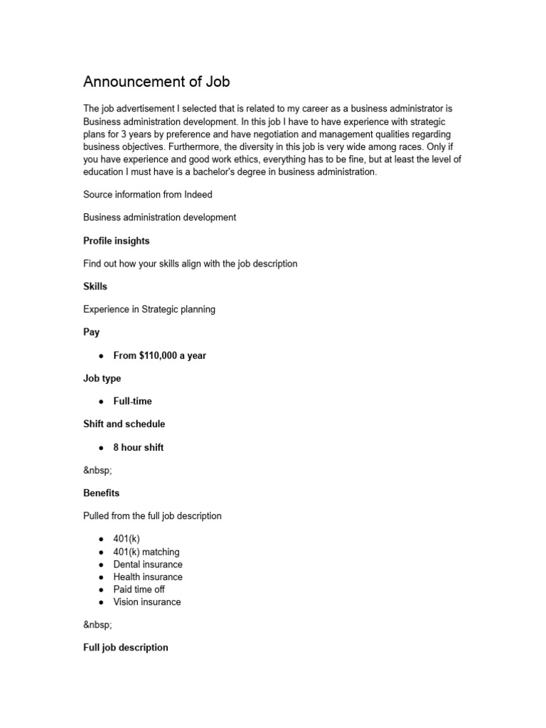Business Development Manager Job Opening | PDF | Customer Relationship ...