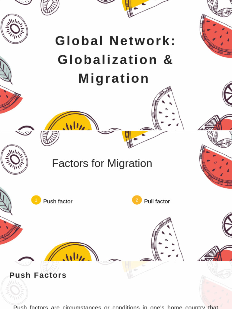 Migration: Push and Pull Factors Explained | PDF