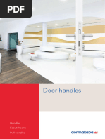 ASSA ABLOY Pull Handle Specifications | PDF | Screw | Civil Engineering