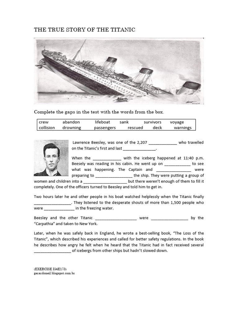 Titanic Survivor's True Story | PDF | Maritime Incidents | Watercraft