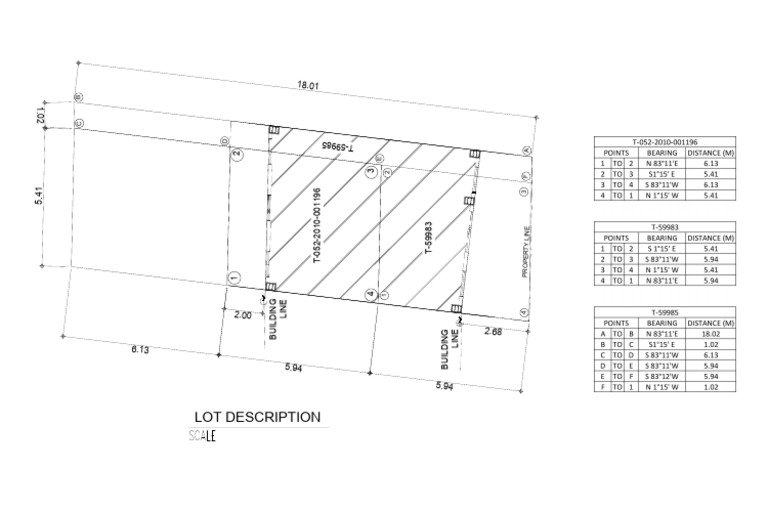 Lot Blueprint and Description Details | PDF