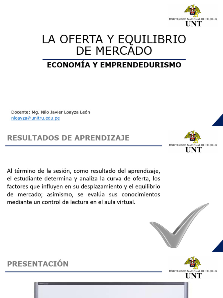 04_La oferta y equilibrio de mercado | PDF | Oferta (economía) | Oferta ...