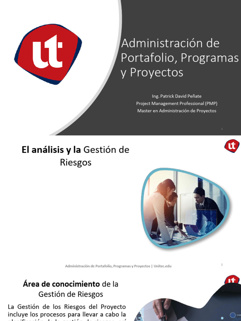 Gestión Efectiva de Riesgos en Proyectos | PDF | Planificación | Riesgo