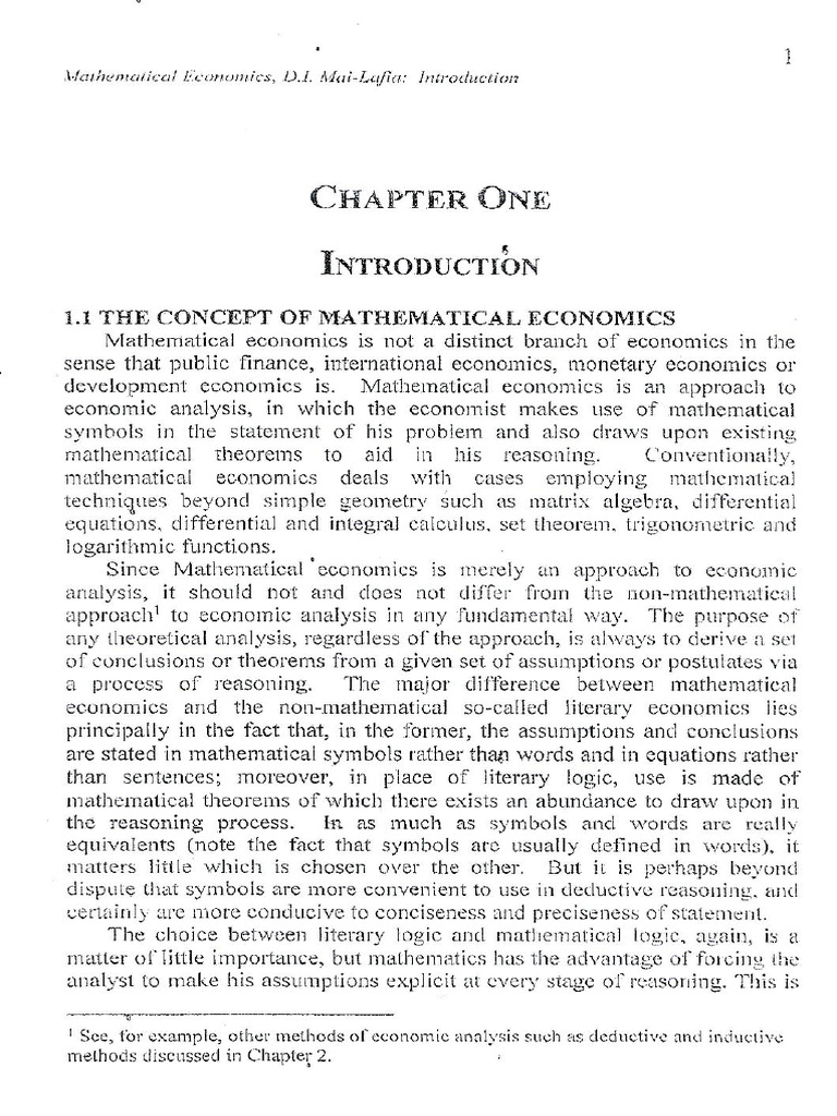 Chapter One | PDF